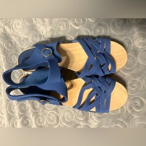 LOFT Royal Blue Strappy Sandals